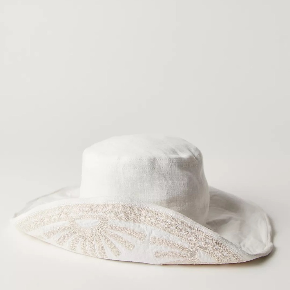 Free People X Rahi Sunset Brimmed Hat new with tags one size ☀️ - Picture 2 of 5